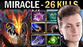 Slark Dota Gameplay Miracle with 26 Kills and Refresher