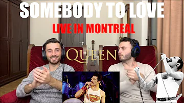 QUEEN - SOMEBODY TO LOVE LIVE IN MONTREAL | The Best Performer!!! | FIRST TIME REACTION