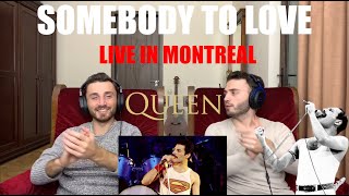 QUEEN - SOMEBODY TO LOVE LIVE IN MONTREAL | The Best Performer!!! | FIRST TIME REACTION