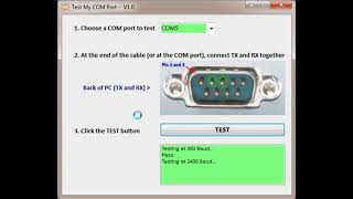 Test Com/Serial Port - Free screenshot 3