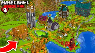 I Transformed This ENTIRE Village In Minecraft Hardcore