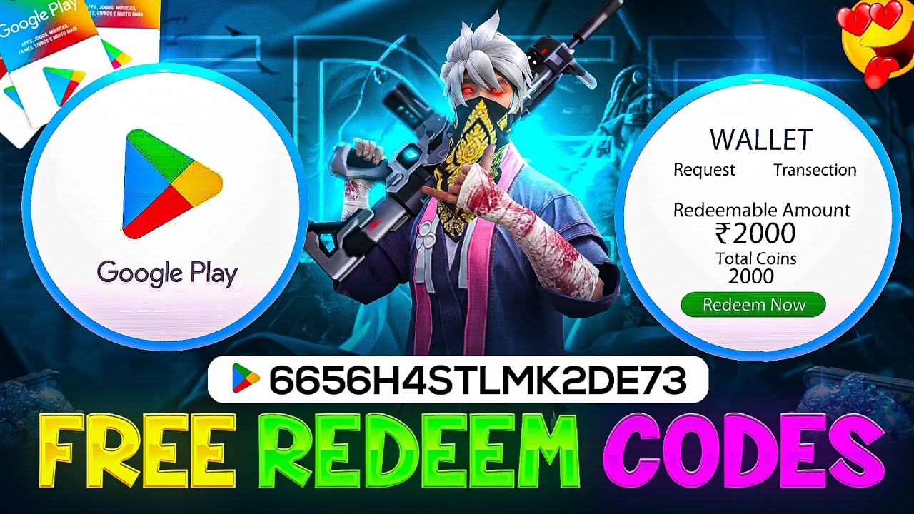Free Redeem Code 💎 Free Fire Redeem Code Today 🔥😱 2000₹/- Free Redeem Code😎