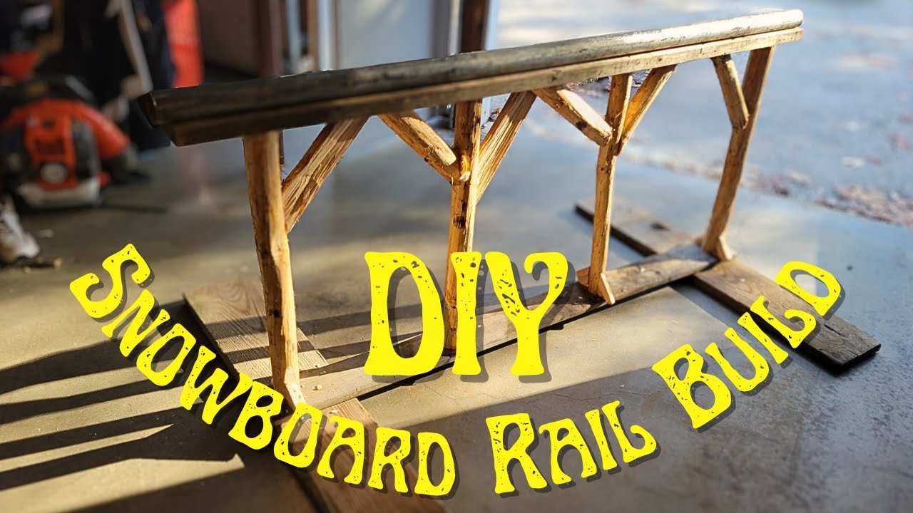 DIY Snowboard Rail Build | SNOWBOARDING - YouTube