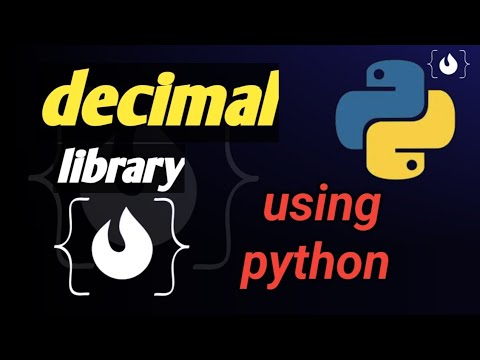 Learn Python -  decimal library