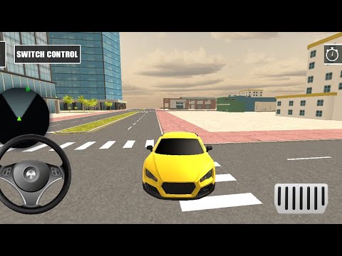 Pick and drop passengers in crazy taxi game in Taxi Driving Simulator Car Games
