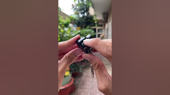 Cũng là máy ảnh mà nó lạ lắm l Móc khoá máy ảnh