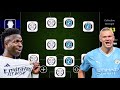 Real madrid x man city  best special x squad builder efootball 2024 mobile