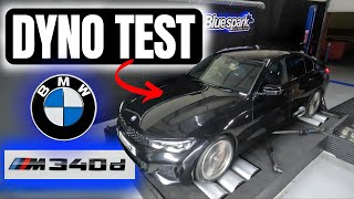 BMW M340d xDrive 3.0 B57 335bhp/340ps Dyno Test with Bluespark Tuning Box