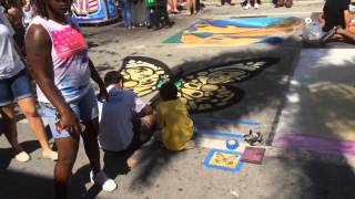 Lake Worth Street Painting Festival 2015 with Ryan and Andrea!