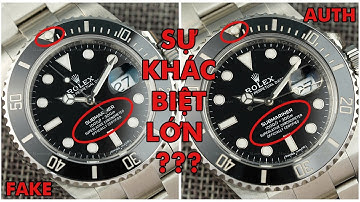 So Sánh Auth và Fake Rolex "Quốc Dân" Submariner 116610LN - sự khác biệt liệu có to lớn - 4K