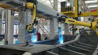 FANUC robot Chassis Welding System Designed specifically for the heavy-duty trailer industry