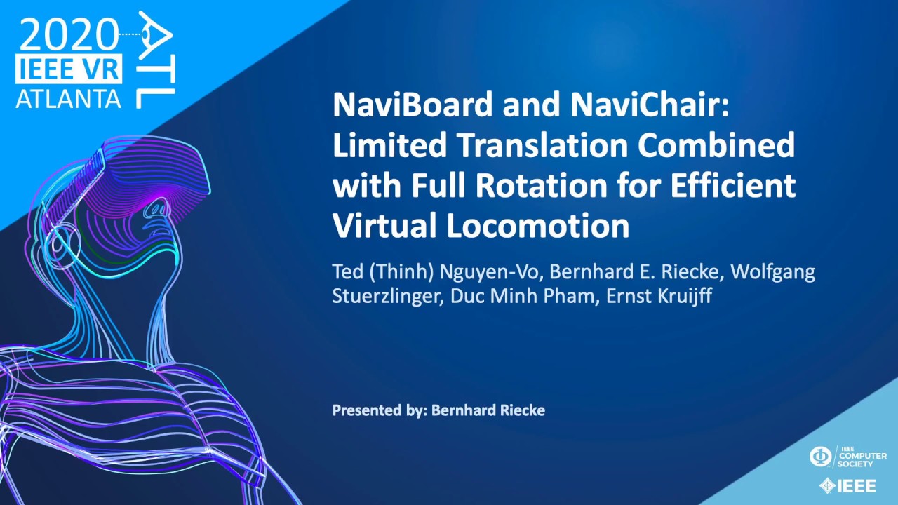 NaviBoard and NaviChair: Limited Translation Combined with Full Rotation for Efficient VR Locomotion