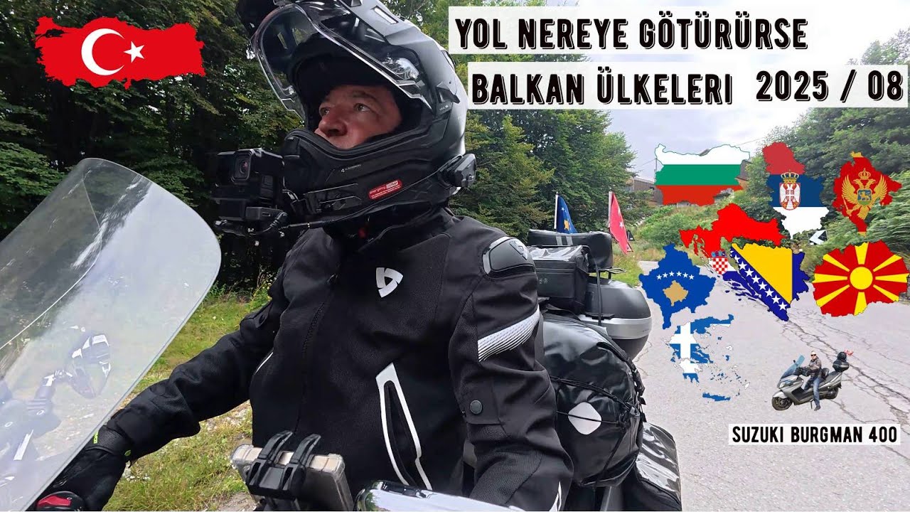 Şiddetli Ağrıyla Yola Devam. İyi ki Burgman'ım var. Prizren - Üsküp Rotası