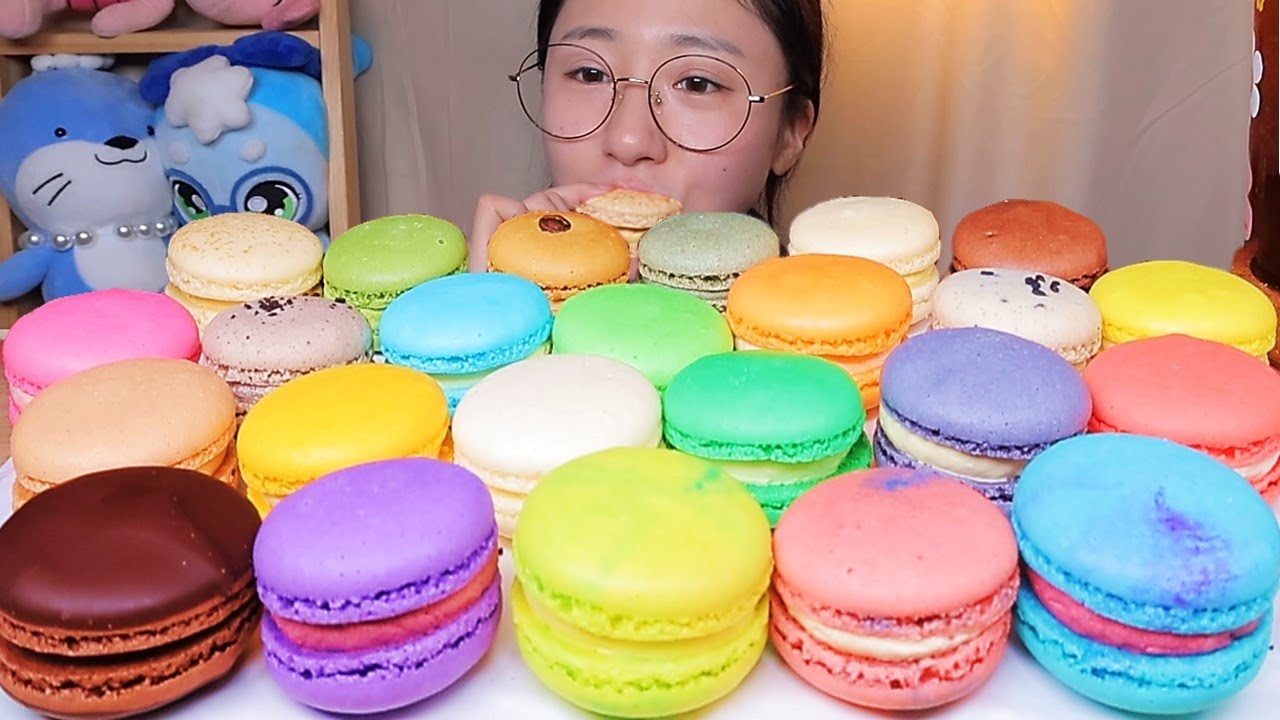 마카롱 디저트 먹방 Dessert Mukbang