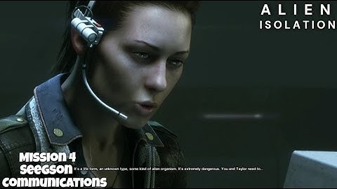 Alien Isolation - Walkthrough with 5 aliens on nightmare - mission 4 Seegson Communications