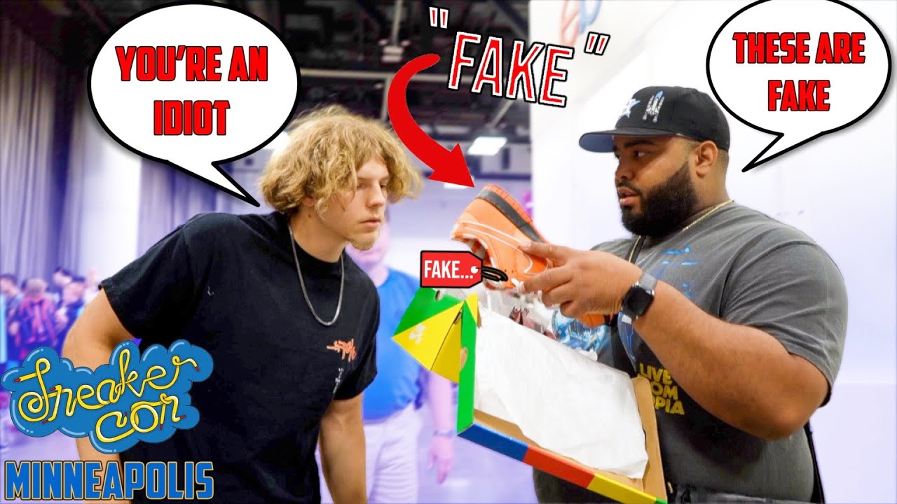 THE MOST FAKE SHOES AT A SNEAKERCON EVER *MINNEAPOLIS SNEAKERCON 14K CASHOUT