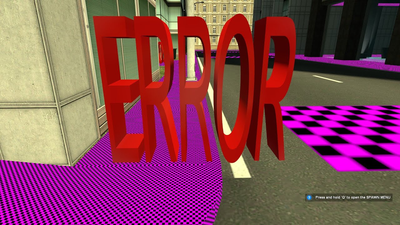 Error Texture Source ЧТО ДЕЛАТЬ ЕСЛИ В ГАРРИС МОД НЕТ ТЕКСТУР??? - YouTube