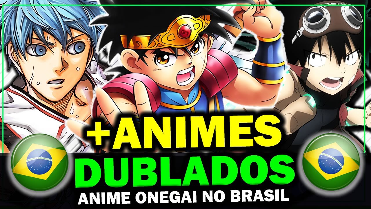Novos Animes Dublados Anime Onegai no Brasil 