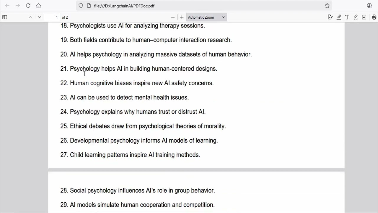LangChain | Document Loader | PyPDFLoader: Extracting PDF Data for RAG | Video #25