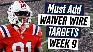 Week 9 Waiver Wire Adds | 2023 Fantasy Football Advice