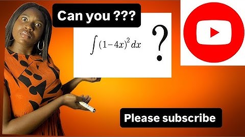 Integration by substitution method 