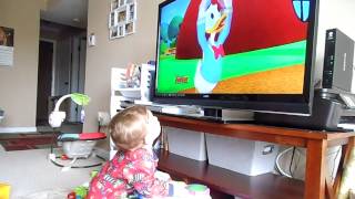 Our Boy's First Steps With Help of his Keyboard 4-17-13 (9 Months Old)