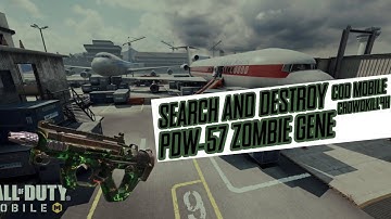SEARCH AND DESTROY PDW-57 ZOMBIE GENE | CALL OF DUTY MOBILE