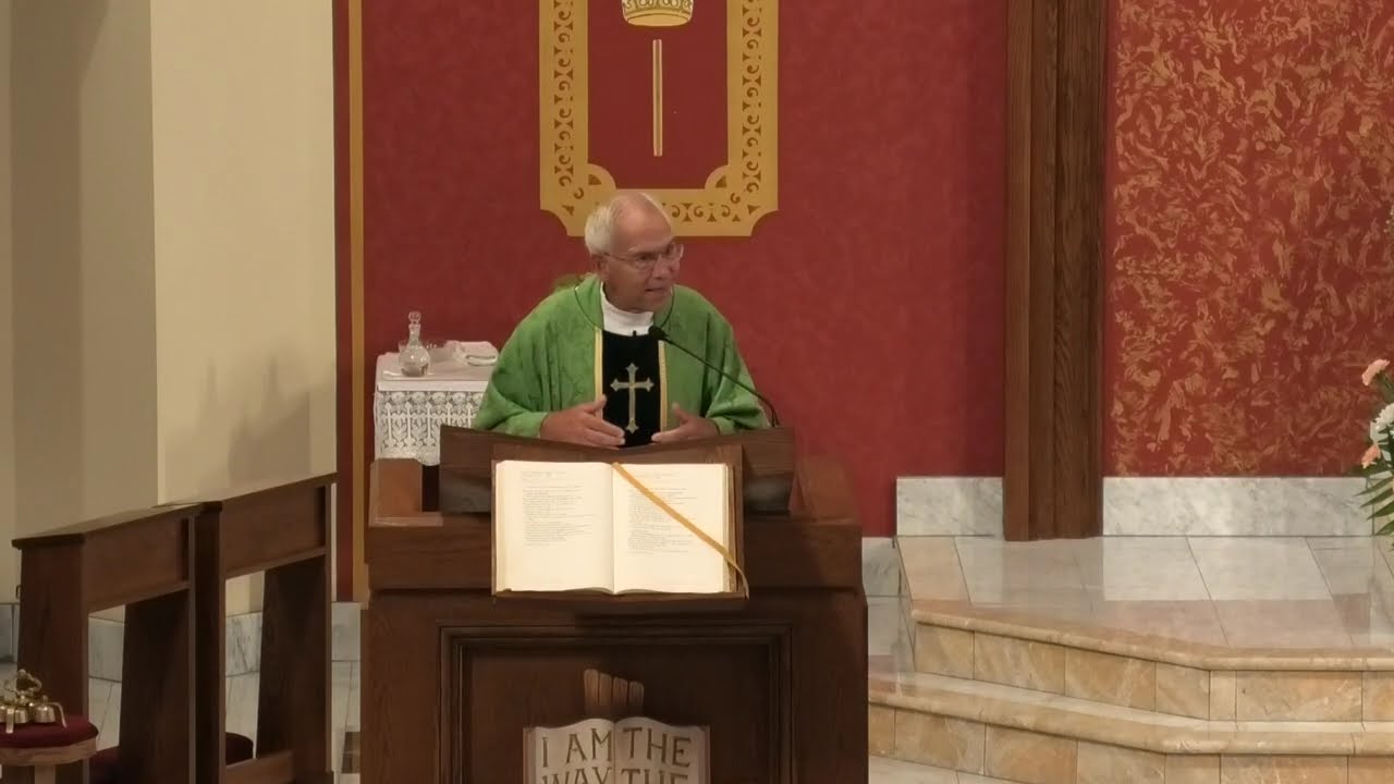 Homily, Twenty-first Sunday in Ordinary Time - Msgr. Hahn