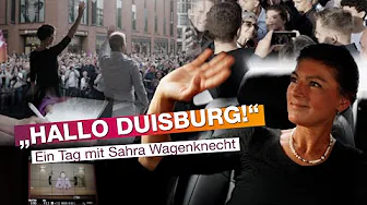 „Hallo Duisburg!“ –  Ein Tag mit Sahra Wagenknecht