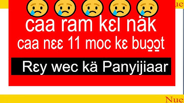 Läär, caa ram kɛl näk, kɛ nɛɛ 11 ti̠ caa moc kɛ buɔ̱ɔ̱t ti̠di̠t kä thuk gua̱a̱th ŋarä domino
