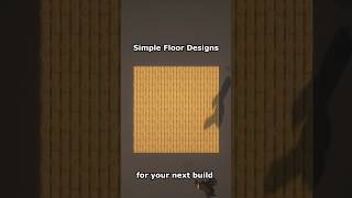 5 Simple Floor Designs for Minecraft 🔥
