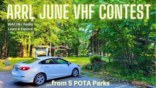 Half a POTA Six Pack???  ARRL June VHF Contest 2023!