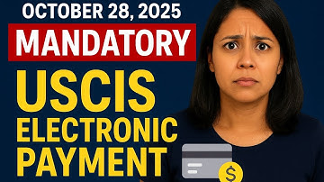 🚨 USCIS Payment DEADLINE! Paper Checks are REJECTED Starting October 28th (New Rule)