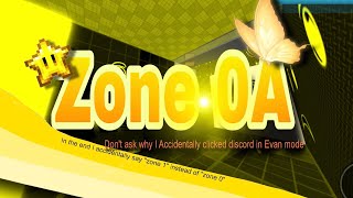 Re-Completing Zone 0A in modeshoot
