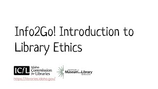 Celebrity Info2Go! Introduction to Library Ethics (CC) Profile