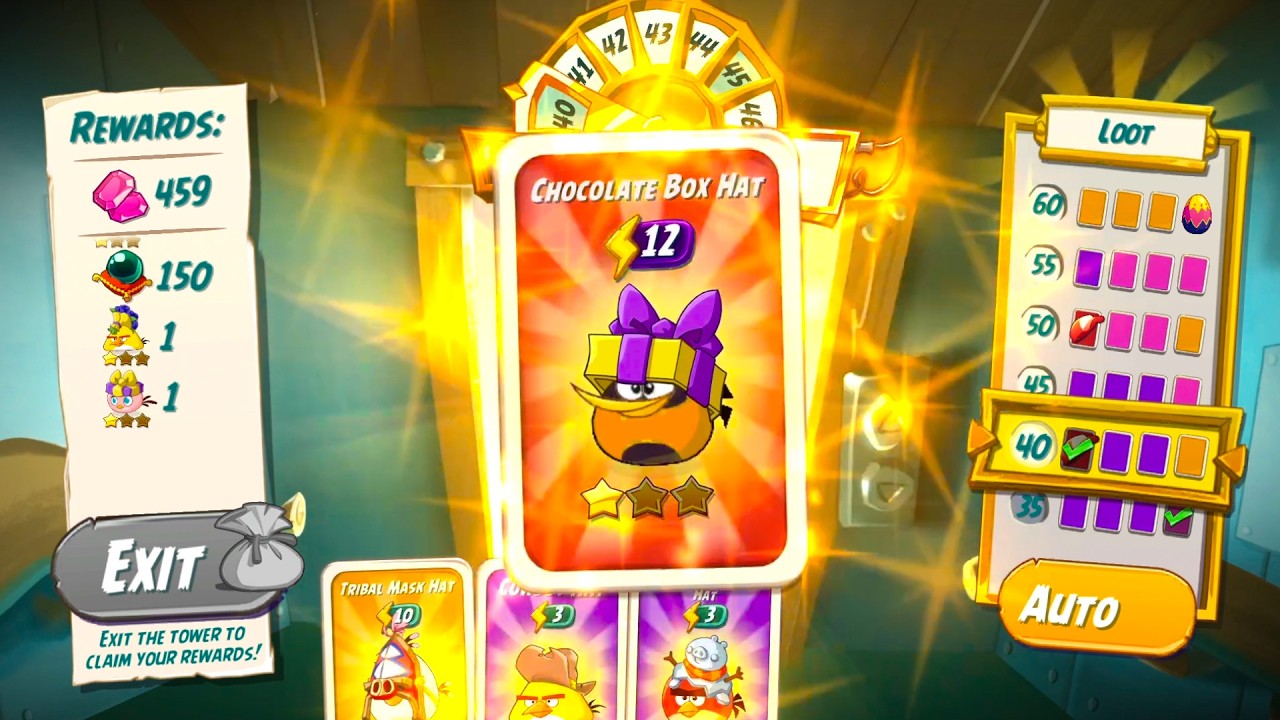 NEW Secret Hats in Angry Birds 2 Tower of Fortune! (Chocolate Box Hat Set 2026)