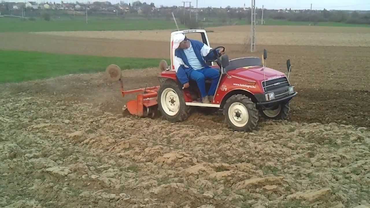 Hinomoto JF1 talajmarózás