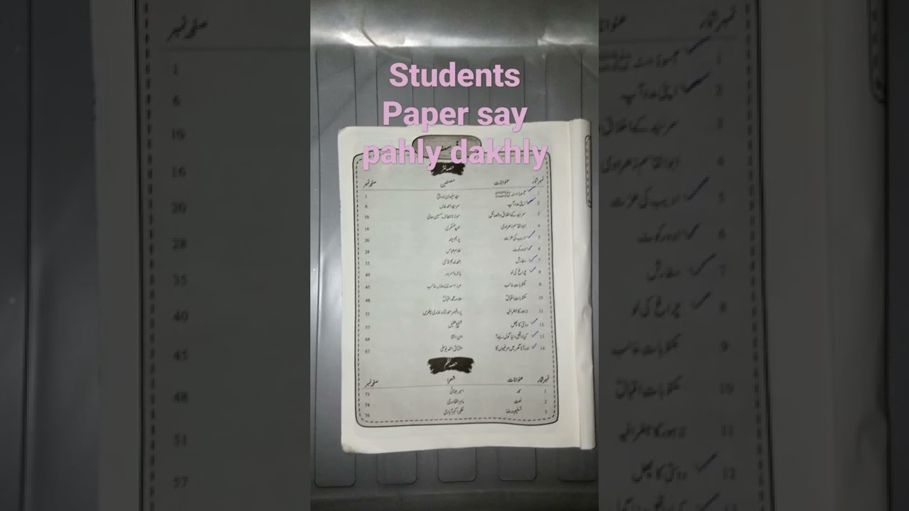 1st year urdu important questions for 2022 paper
