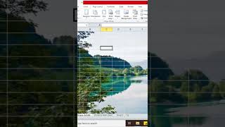 Change Your Excel Sheet Background #excel #shorts