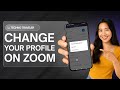Zoom: How to Add or Change Your Profile Picture - Quick Tutorial