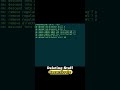 Delete files in Linux like a pro #linuxcommands #linuxcommandlinetutorial #shorts