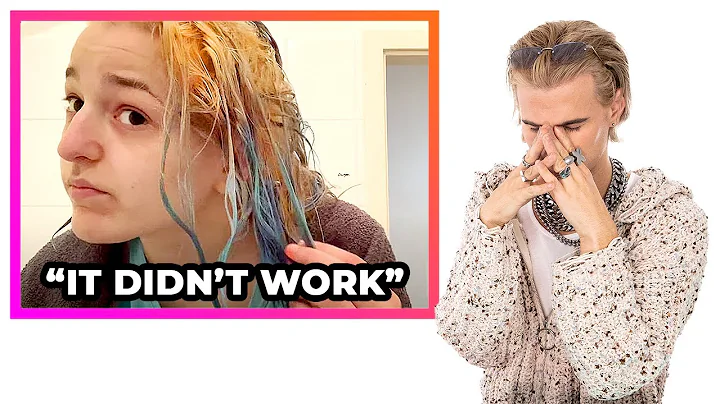 Hairdresser Reacts To People Going Blue To Blonde (the struggle is real!)
