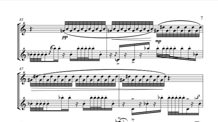 The Mockingbird for piccolo and oboe by John Berne...