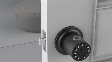 How to use IU-40 fingerprint door lock, voice navigation programming.