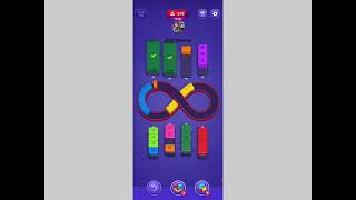 Loop master color jam sort level 95 Hard level solution for gameplay