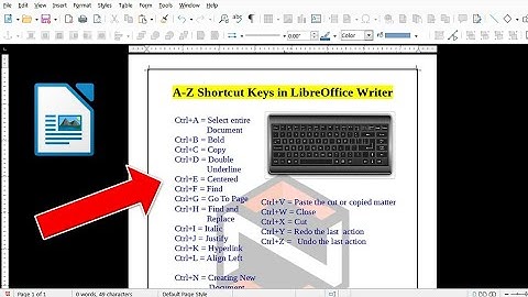 A to Z Shortcut Key in Libreoffice writer | All Shortcut key in writer | writer all Shortcut Key ||