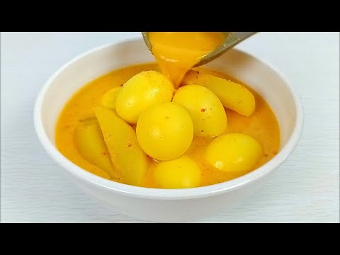 Gambar Gulai Telur Campur Kentang