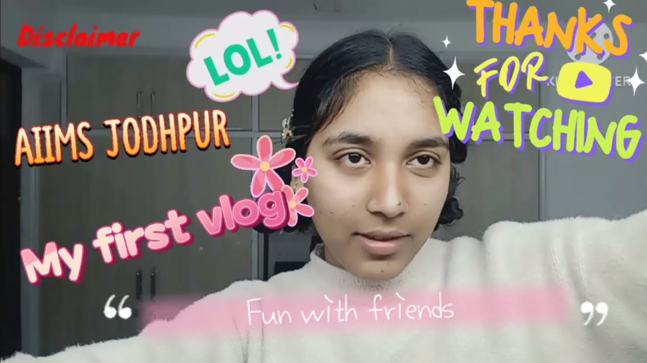 My first vlog!! 🥺 Shopping haul. AIIMS JODHPUR 🥰.