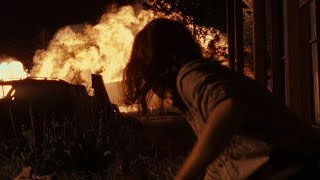 Season 8 - episode 8: "how it's gotta be" scene: the saviors bomb
alexandria; gavin urges people of kingdom to give up ezekiel. walking
dead se...