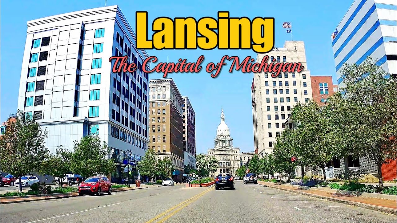 LANSING Michigan , Driving in Lansing , The Capital of Michigan YouTube